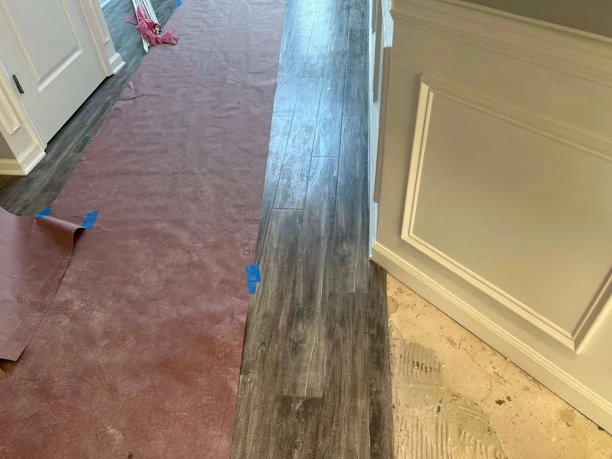 Completed marble shower restoration in Fishhook